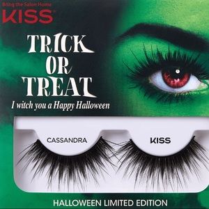 KISS HALLOWEEN FALSE EYELASHES Cassandra (Pointy Tips )